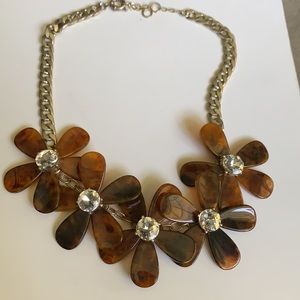 J.crew statement acrylic necklace